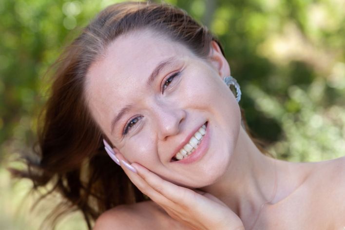 Skye Bloom in Denim Shorts. Thumb 31