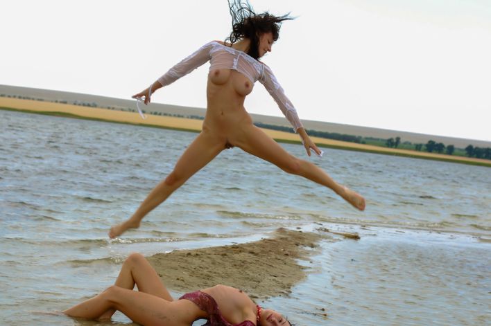 Aglaia X  Sophronia Q in Hanging Out On The Beach. Thumb 39