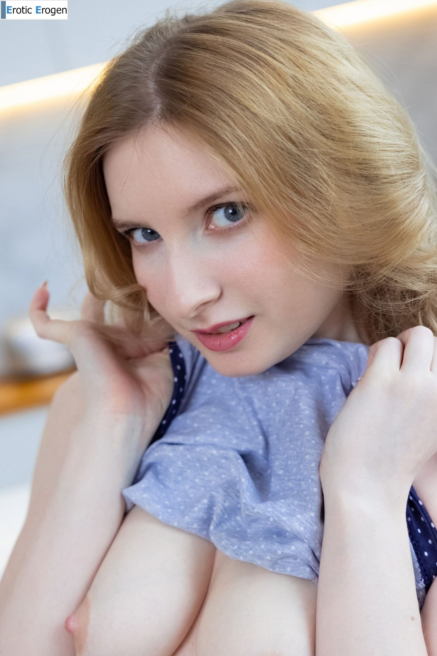 Minnie Lighter in Polka Dots And Lace. Slide 4