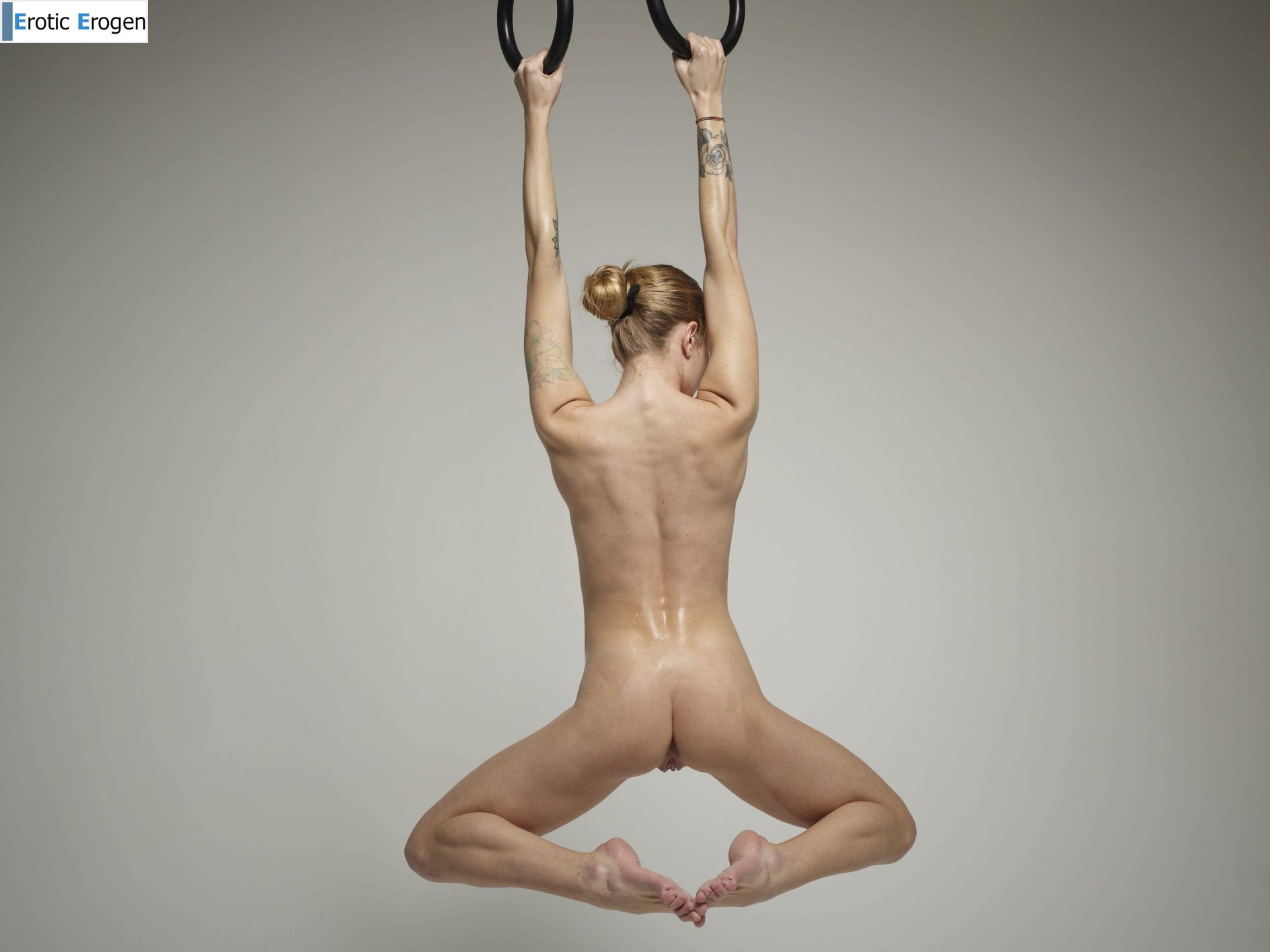 Stasya in Nude Gymnastics. Slide 38