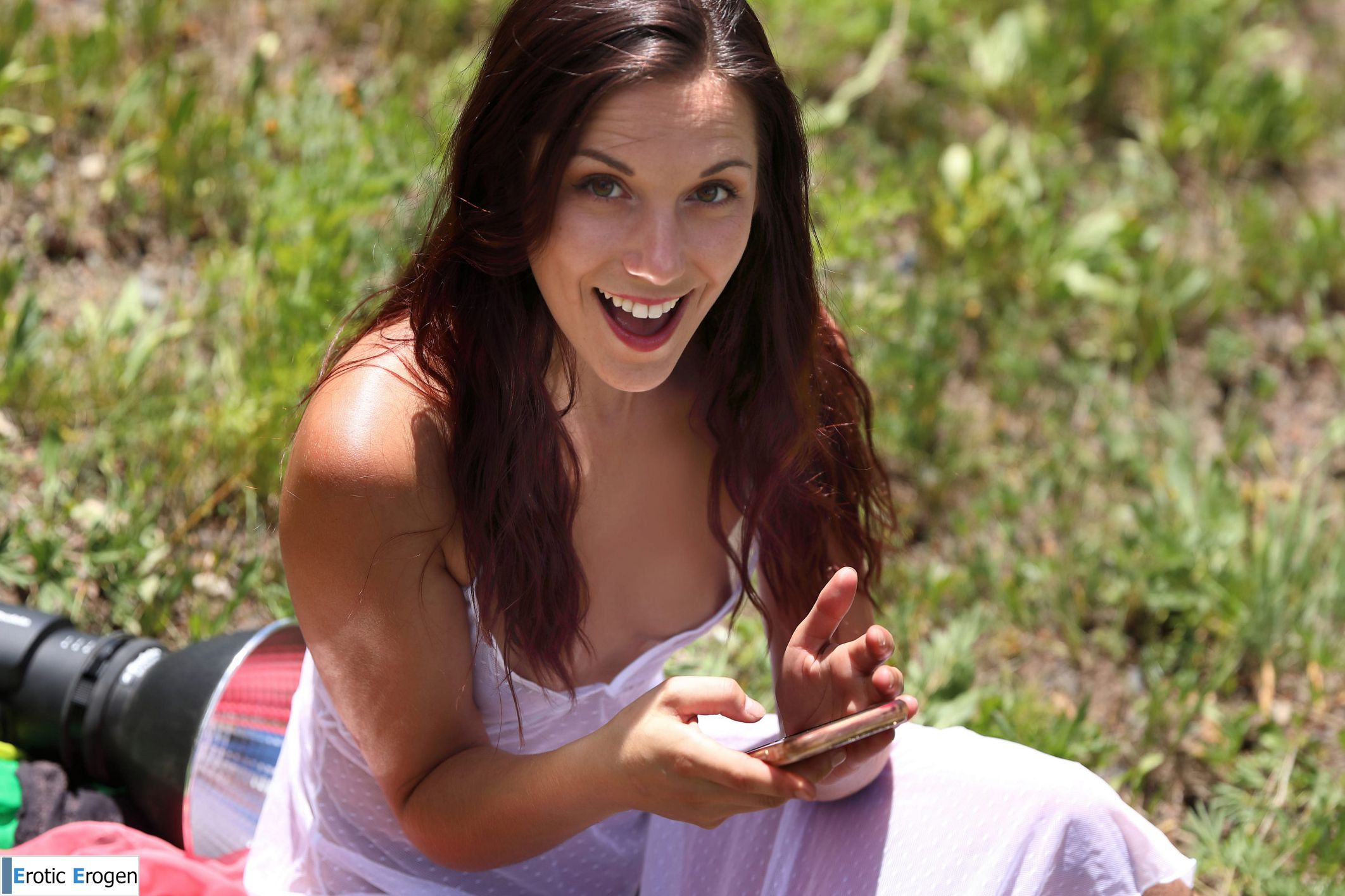 Elena Generi in Shoot Day Montage. Slide 14