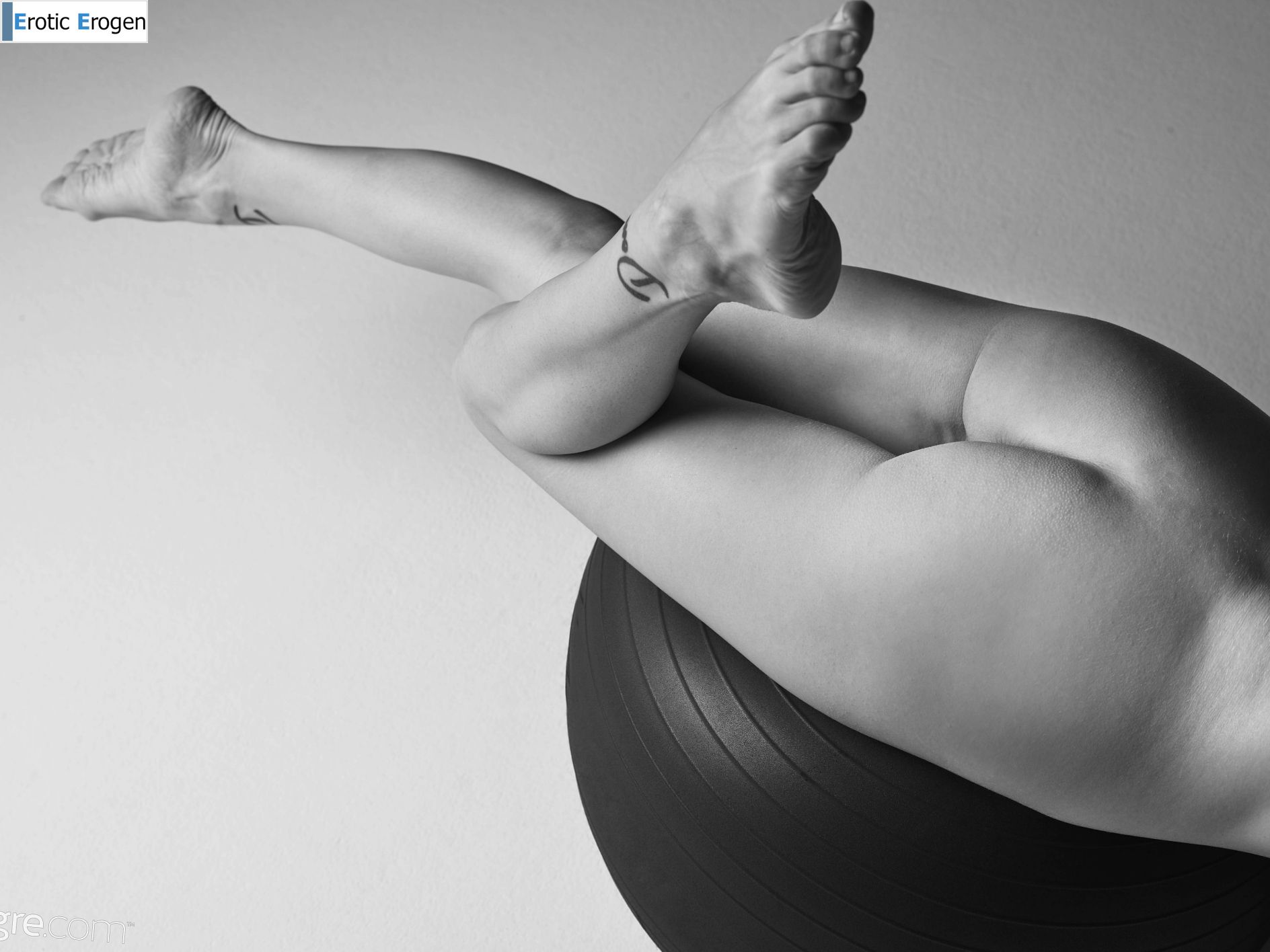 Inga in Black And White Nude Art. Slide 32