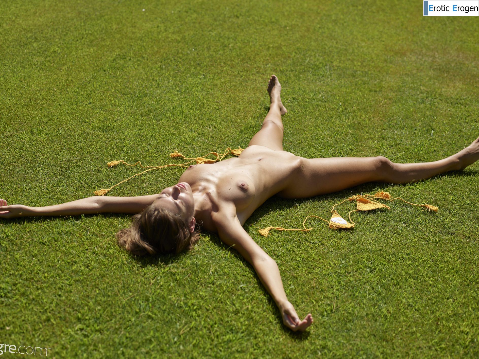 Anna L in Garden Exhibitionist. Slide 5
